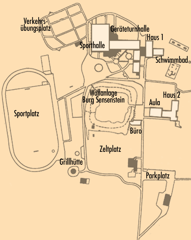 Geländeplan Sensenstein